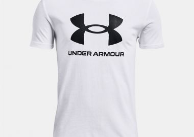 UNDER ARMOUR BOYS`SPORTSTYLE LOGO T-SHIRT ΑΣΠΡΟ - UNDER ARMOUR - 